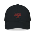 Embroidered 'Made the Naughty List' Organic Baseball Cap