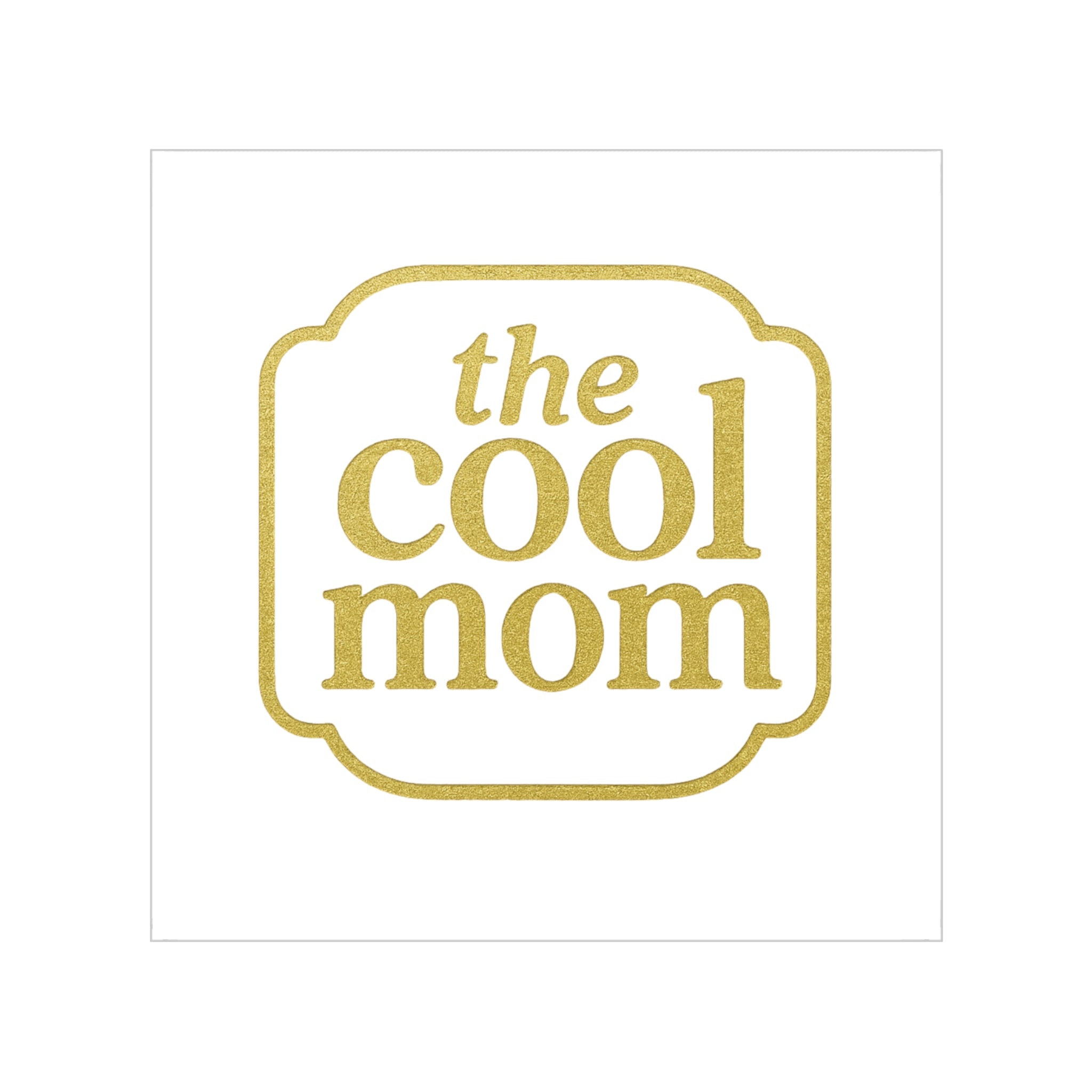 Transparent Outdoor Stickers, Square, 1pc