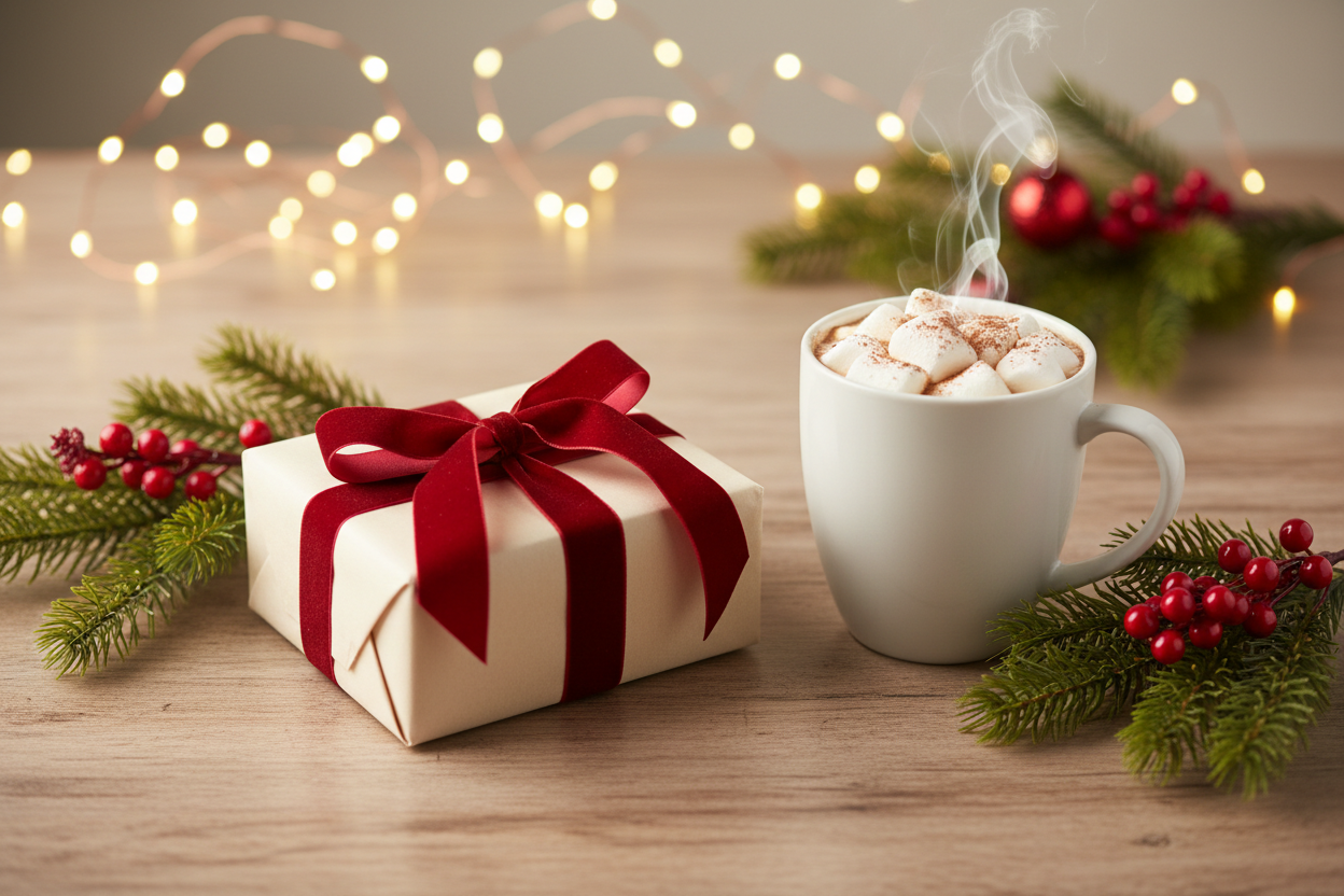 Cute photo for a moms shop page maybe holiday themed for the season